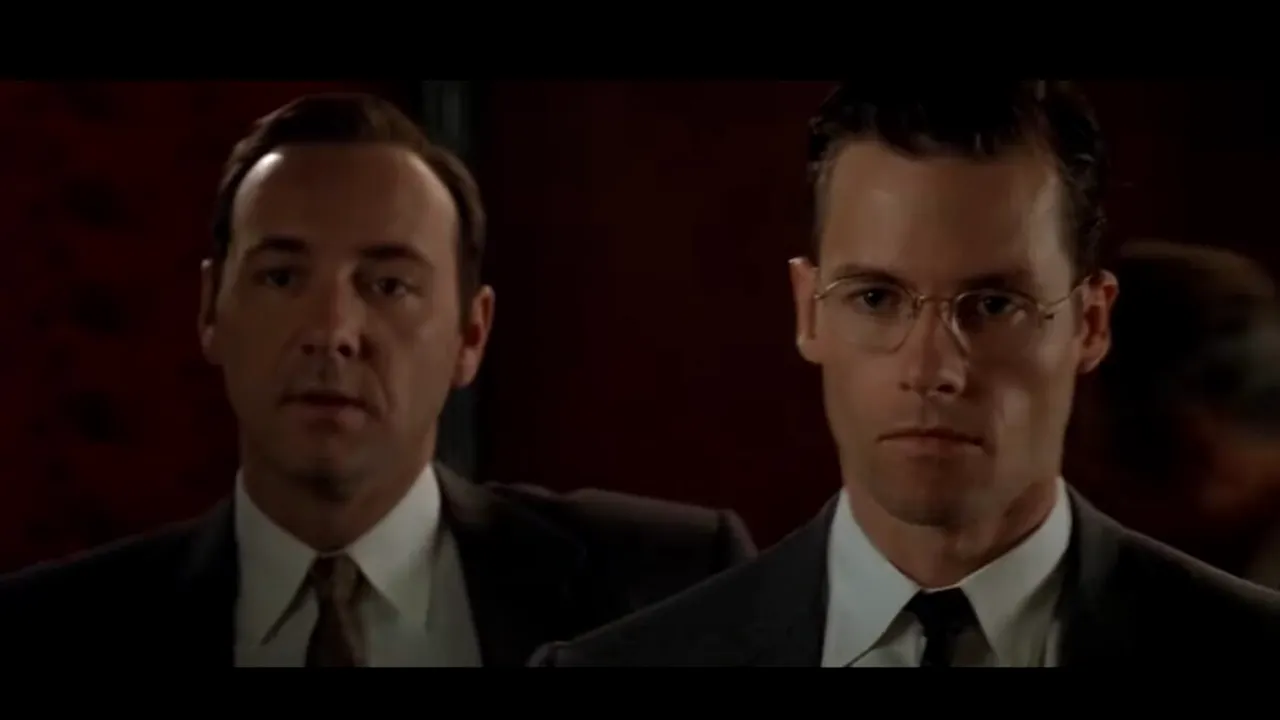 Kevin Spacey, „la cuțite” cu Guy Pearce! Actorul australian spune că a fost speriat de starul căzut în dizgrație, la filmările pentru LA Confidential