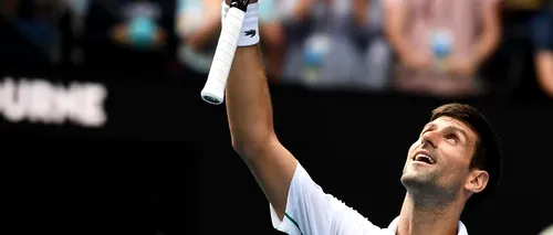 Novak Djokovic s-a calificat în finala Australian Open