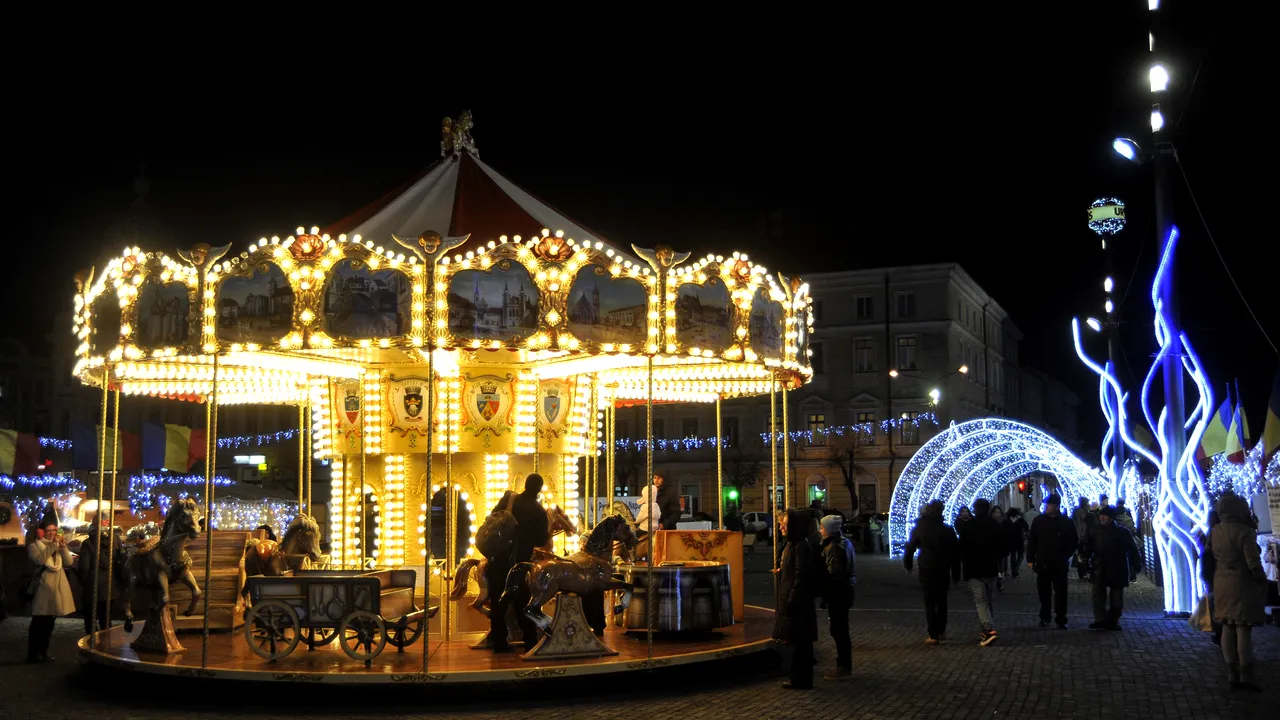 Cluj-Napoca aprinde luminițele pentru sărbătorile de iarnă pe 1 decembrie