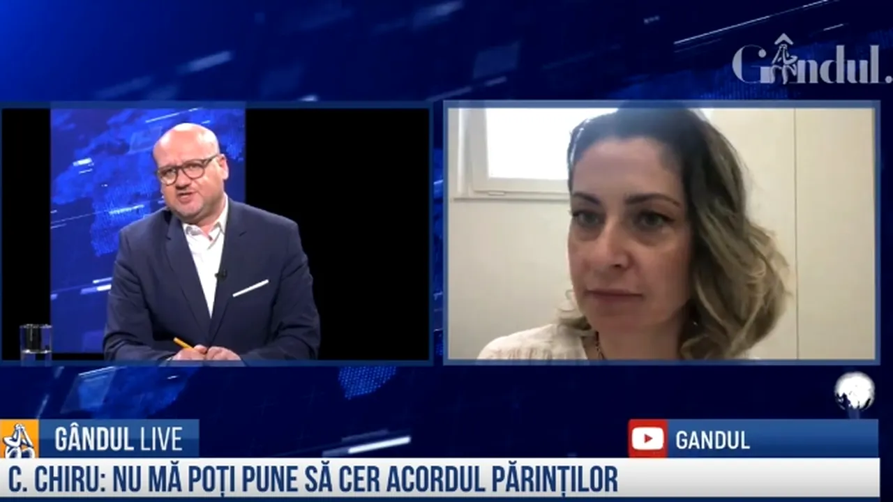 GÂNDUL LIVE. Claudia Chiru, învățătoare: Nu putem să le cerem părinților să notăm elevii / Totul seamănă cu un „bufet suedez” / Despre tehnologie: Copiii o stăpânesc, noi doar ne adaptăm