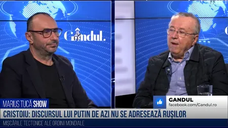 VIDEO Cristoiu: „Dictatura oficială anti-rusească din Occident e mult mai puternică chiar decât în Rusia”