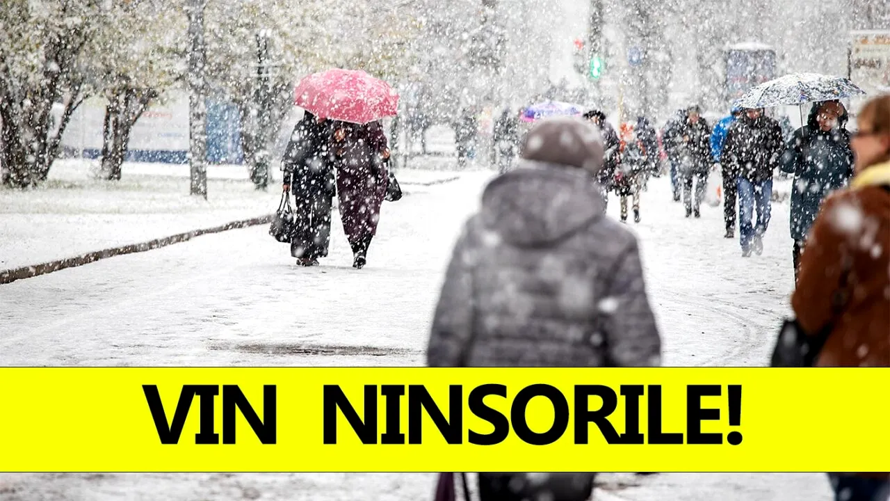 Meteorologii Accuweather au schimbat prognoza. Vin ninsorile în noiembrie! Pe ce dată cade prima zăpadă în București