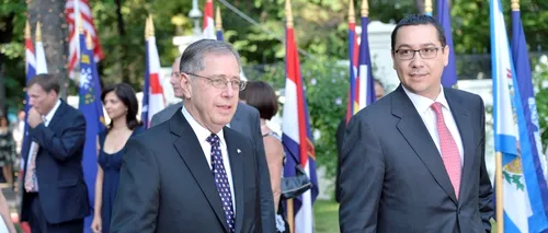Ponta confirmă întâlnirea cu ambasadorul SUA. Ce a discutat premierul cu Mark Gitenstein
