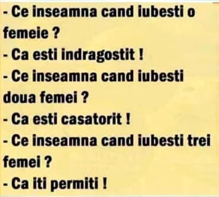 BANCUL ZILEI | Ce înseamnă când iubești una, două și trei femei?