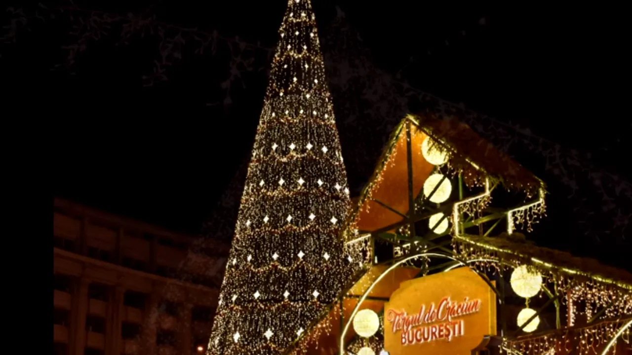 TÂRGUL DE CRĂCIUN din București. LUMINIȚELE se vor aprinde vineri, 30 noiembrie