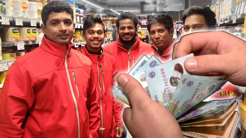 Câți lei primește salariu lunar un bărbat venit din Sri Lanka, angajat ca lucrător comercial într-un supermarket din Botoșani