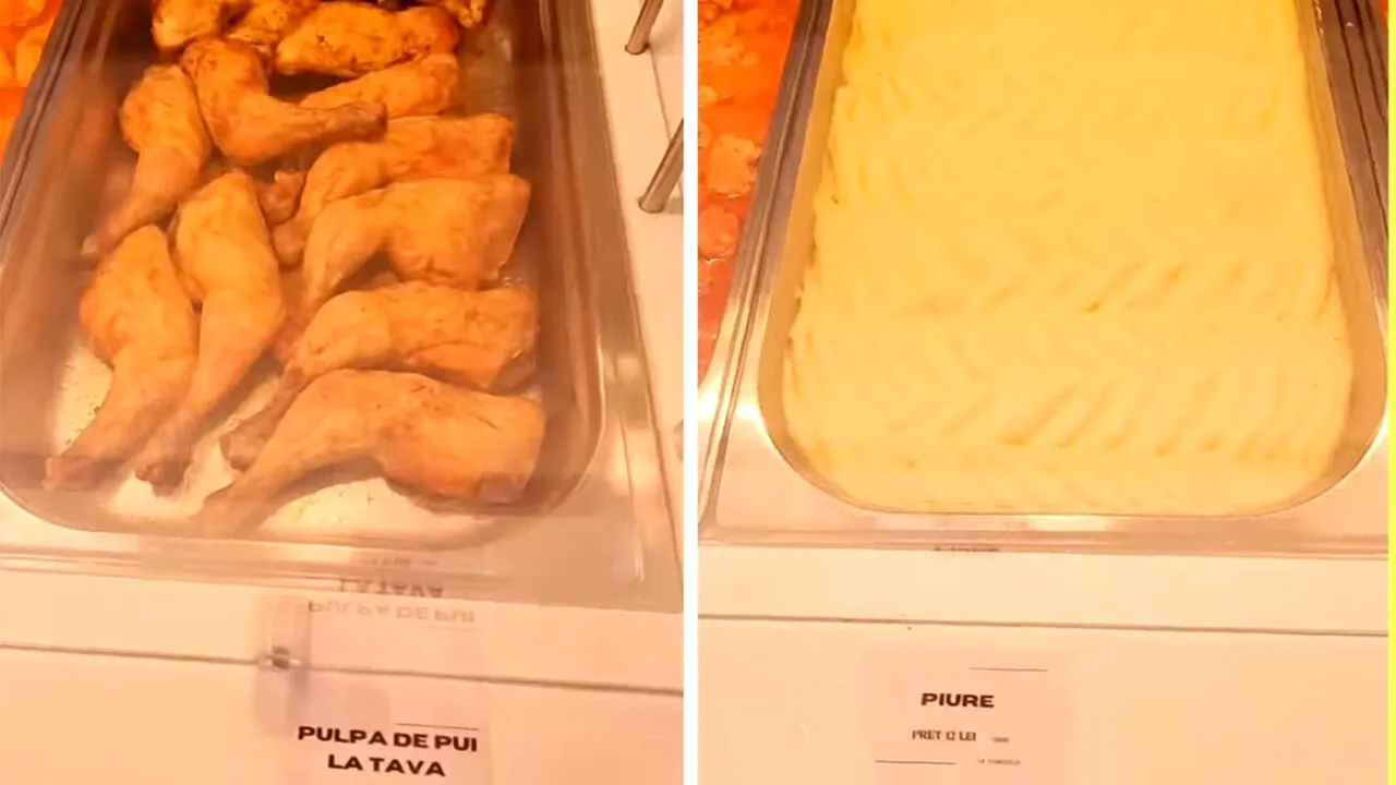 Câți lei costă o pulpă de pui la tavă, cu piure de cartofi, într-o autoservire din Eforie Nord