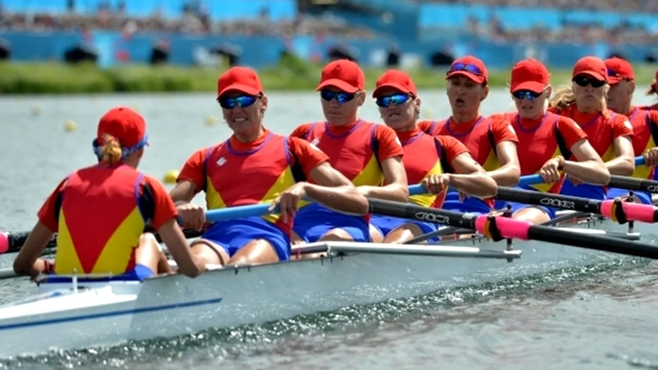 Echipajul de 8+1 al României s-a calificat la JO 2016
