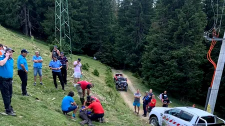 Tragedie în stațiunea Parâng. Un turist a căzut din telescaun și a murit