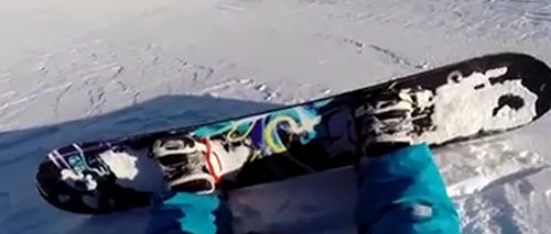 Un român a filmat momentul în care a fost surprins de o avalanșă pe Vârful Păpușa