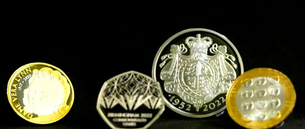 Monede de colecție, eliberate de Monetăria Regală britanică pentru a marca Jubileul de Platină al Reginei Elisabeta a II-a