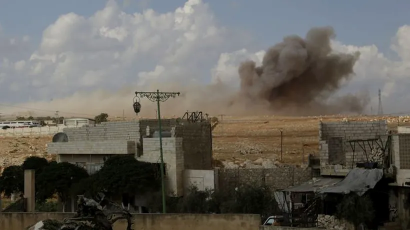 Orașul sirian unde a avut loc atacul cu arme chimice, bombardat din nou. Cel puțin patru victime  