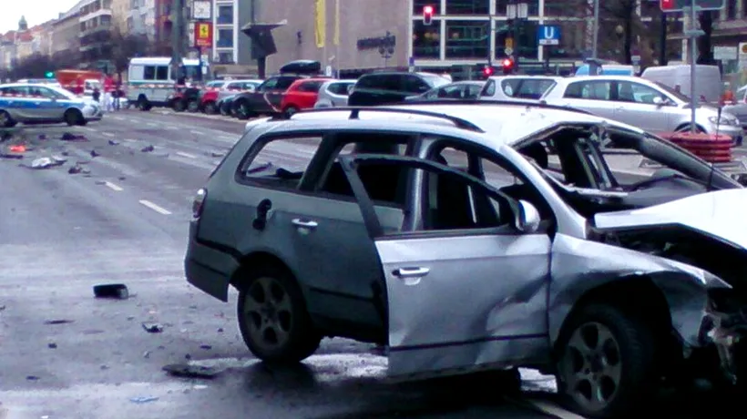 EXPLOZIE în Berlin. O bombă a distrus o mașină care mergea spre centrul orașului