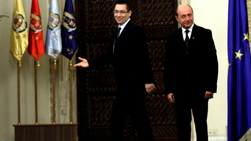 Coabitarea Băsescu - Ponta a început să scârțâie. Guvernul să se mențină în limita declarațiilor decente