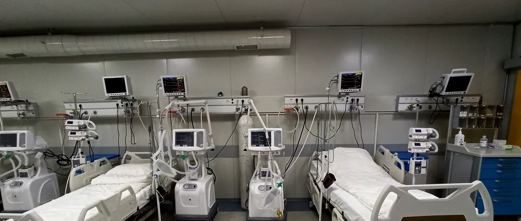 România are 129 de bolnavi COVID în stare gravă în plus față de capacitatea spitalelor. Lista locurilor suplimentare la ATI