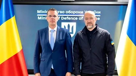 Ionuț Moșteanu s-a întâlnit cu ministrul ucrainean al Apărării: „Vom continua să le fim alături în această LUPTĂ”