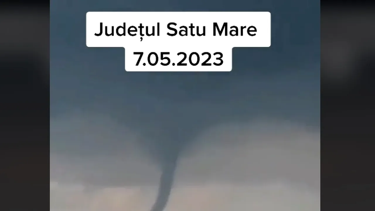 Vremea o ia razna: TORNADE în Satu Mare! / Ce sunt norii-pâlnie