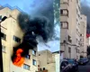 Incendiu puternic într-un bloc din Baia Mare. Două persoane au ajuns la spital și 28 de locatari au fost evacuați