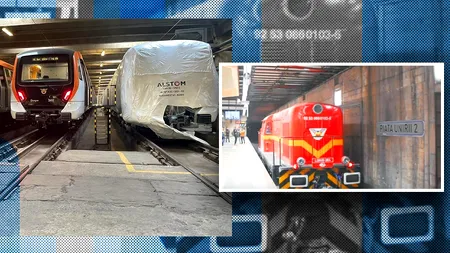 Nu mai este loc la Berceni pentru noile trenuri de METROU Alstom. Au venit opt din 13, iar două garnituri au fost mutate cu locomotiva diesel