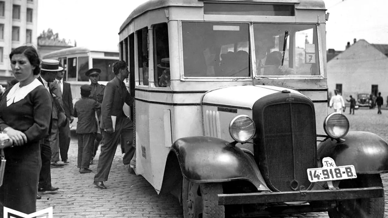 Începuturile automobilismului și secvențe ale transportului public, într-o expoziție la Palatul Șuțu