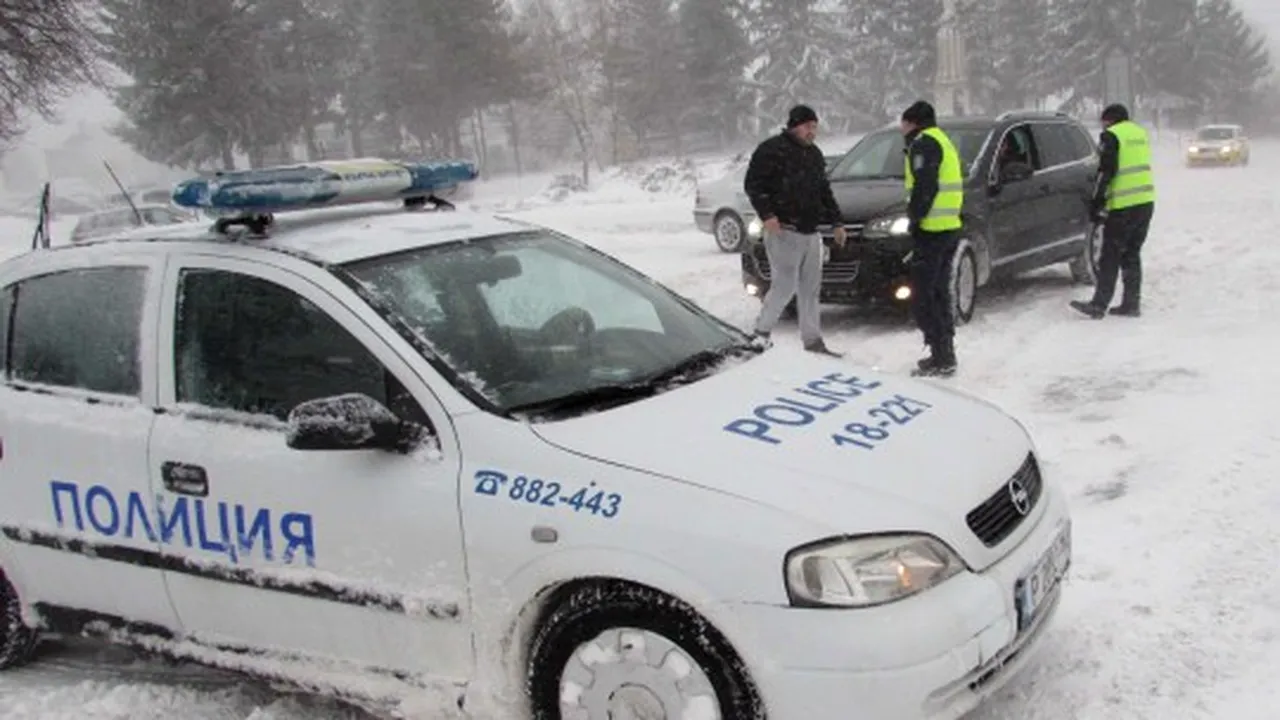 Avertizare de ninsori abundente și vânt puternic în Bulgaria. 22 de zone se află sub cod galben de ninsori. GALERIE FOTO