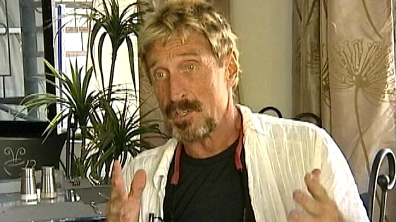 Cum a ajuns milionarul McAfee, unul dintre părinții antivirusului, să fugă de poliție în Belize