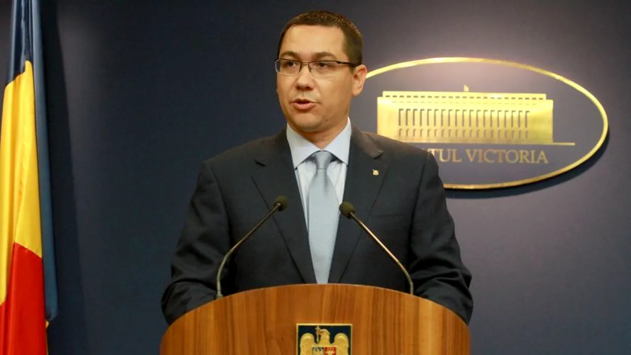 Ponta: Voi propune o amplă reformă constituțională - atribuții mai clare, control între puteri