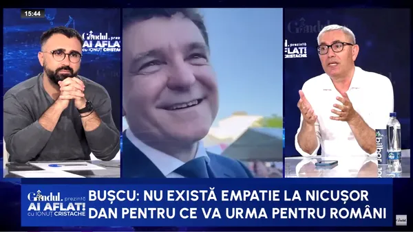 Doru Bușcu: „Bolojan are o misiune tehnică. Nicușor Dan trebuie să joace rolul de părinte al națiunii”
