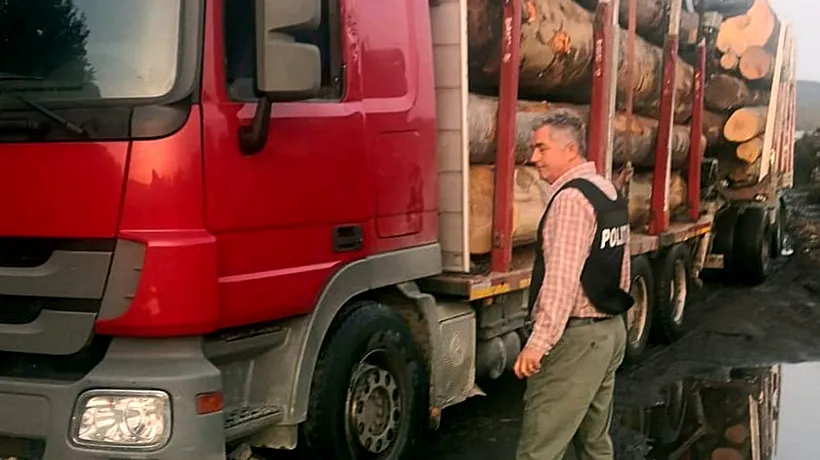 Un primar PSD din Argeș a fost prins la volanul unui camion cu lemne furate: „Era la ora 18:00, în afara orelor de program”