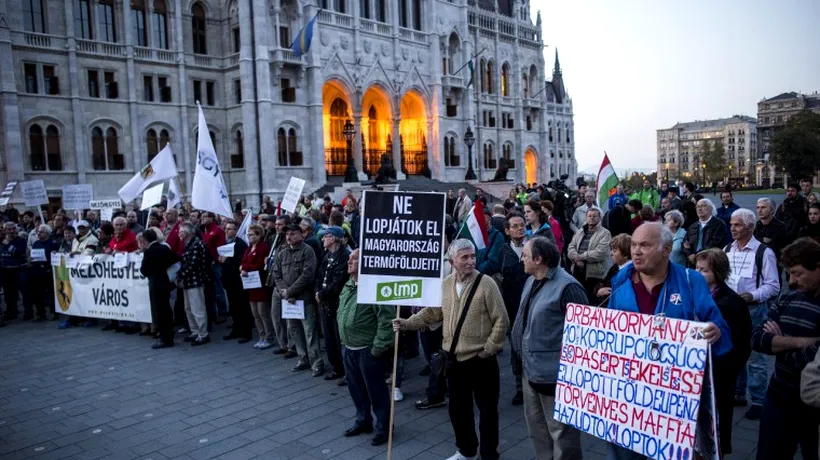 Mișcarea radicală Jobbik a organizat un miting împotriva imigranților din Ungaria