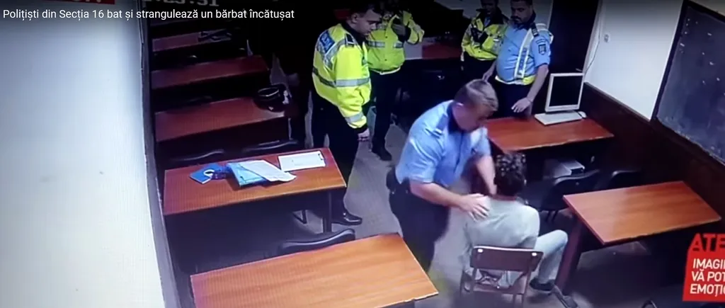 Secția 16 de Poliție, ziua și abuzul forțelor de ordine! Bărbat bătut la interogatoriu! (VIDEO ȘOCANT)