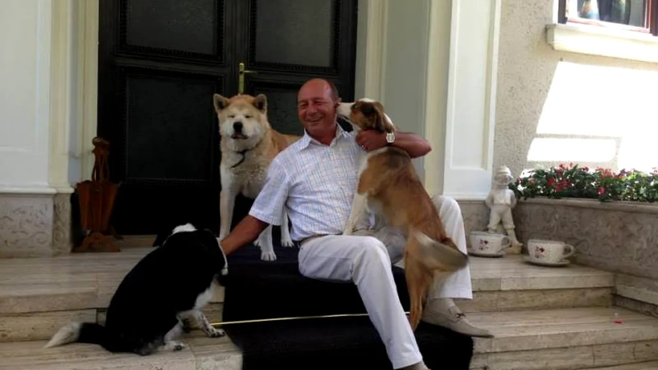 Cum și-a botezat Băsescu câinii. 