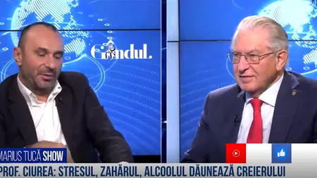 VIDEO | Prof. Vlad Ciurea, neurochirurg: „Stresul, zahărul și alcoolul sunt dușmanii creierului. Adicția de droguri este extrem de periculoasă”