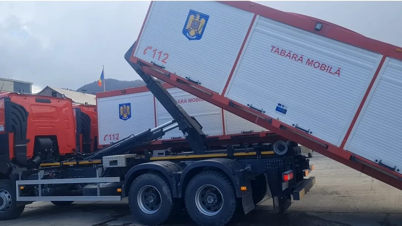 Tabără mobilă pentru refugiații ucraineni, trimisă de la Neamț la Suceava