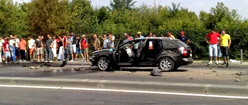 ACCIDENT PE DN1. Patru mașini s-au ciocnit în Balotești