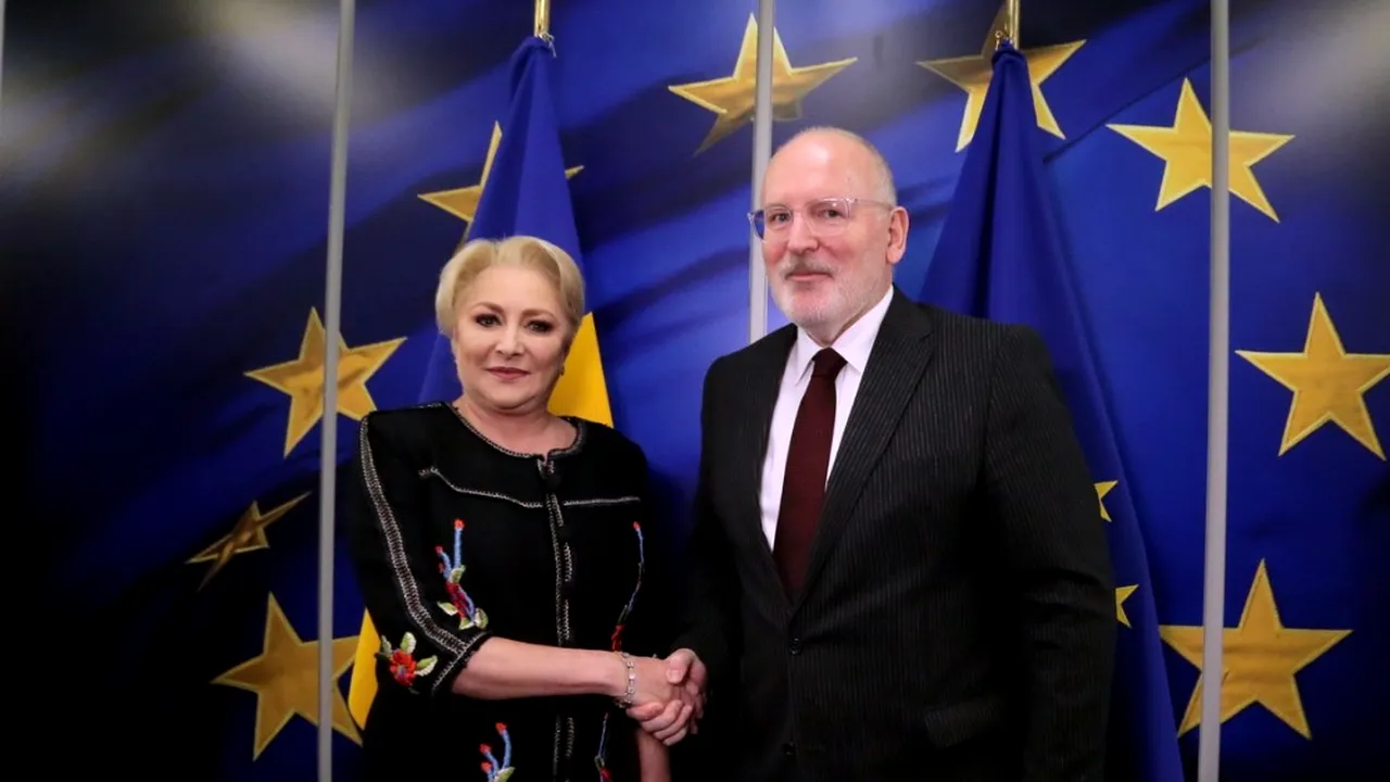 Timmermans, DEZAMĂGIT de discuțiile cu Dăncilă. Premierul: Nu m-a evitat DELOC la Madrid