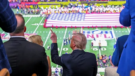 Fenomenul Super BOWL 2025. Trump, Taylor Swift, Messi și Jay-Z, printre vedetele prezente la victoria echipei Philadelphia Eagles în fața Kansas City