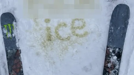 Scandal la Olimpiadă. Un schior britanic a scris cu urină în zăpadă: „„F*** ICE”