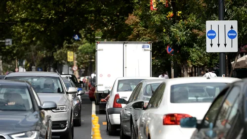 Protest anti-Guvern la Cluj. Șoferii merg cu 5 km/h, blocând traficul
