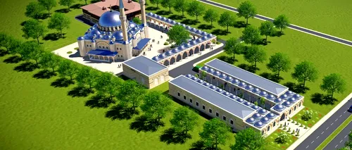 Turcii dezvăluie cum ar urma să arate moscheea de la București