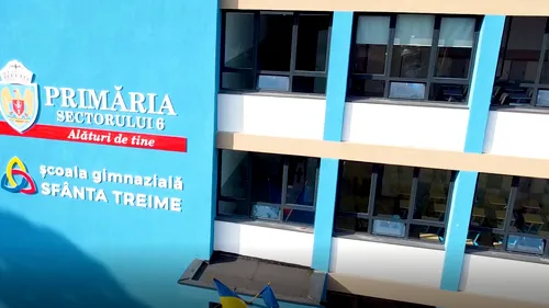 Școala Gimnazială „Sf. Treime” din Sectorul 6, modernizată după 50 de ani (VIDEO)