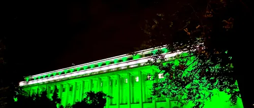 Palatul Victoria va fi iluminat în verde, culoare simbol a Zilei Mondiale a Sănătății Mintale