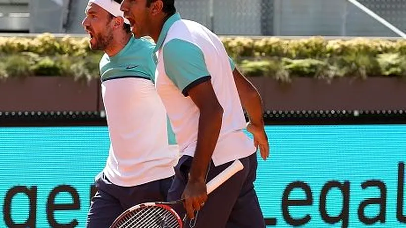 Florin Mergea și Rohan Bopanna, în sferturile de finală la Roland Garros