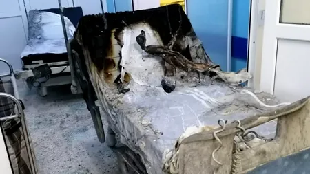 Imagini șocante din interior, după incendiul de la secția ATI a Spitalului din Piatra Neamț (FOTO)