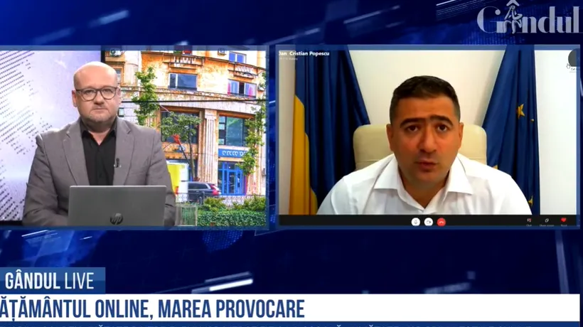 GÂNDUL LIVE. Dan Cristian Popescu, viceprimarul Sectorului 2: Prioritatea Guvernului a fost organizarea alegerilor și nu redeschiderea școlilor. Răspunderea fost aruncată pe administrația publică locală