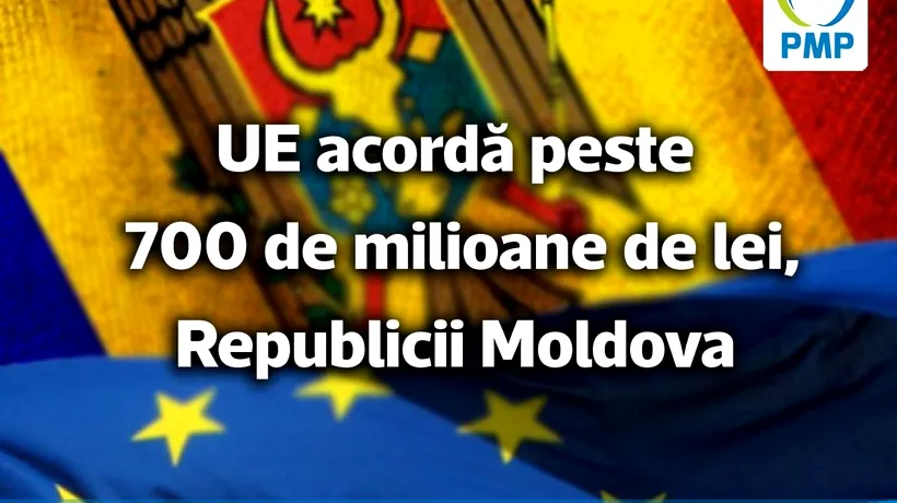 PMP: ”Un puternic suport UE pentru Republica Moldova”