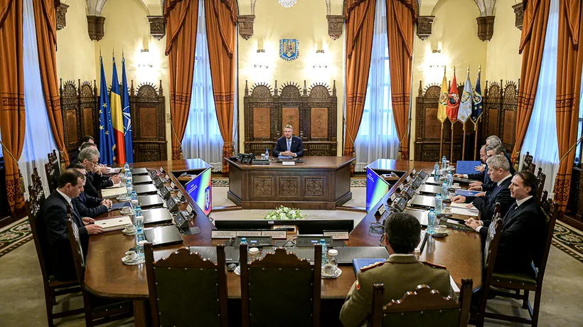 ȘEDINȚĂ. Consiliul Suprem de Apărare a Țării se reunește miercurea viitoare. Subiectele de pe ordinea de zi