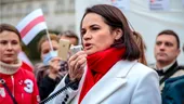 Svetlana Tihanovskaia, lidera în exil a opoziției din Belarus, pentru prima dată în România. Povestea profesoarei de engleză, devenită rivalul numărul unu al lui Lukașenko. ”Nu va exista un Belarus liber fără o Ucraină liberă”