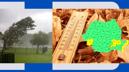 Meteorologii ANM avertizează: Un val de aer rece a pătruns în România. Cât de mult au scăzut temperaturile peste noapte/Unde sunt așteptate ninsori