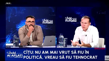 Florin Cîțu: „Am fost propus premier de SACRIFICIU, știam asta și m-am retras”